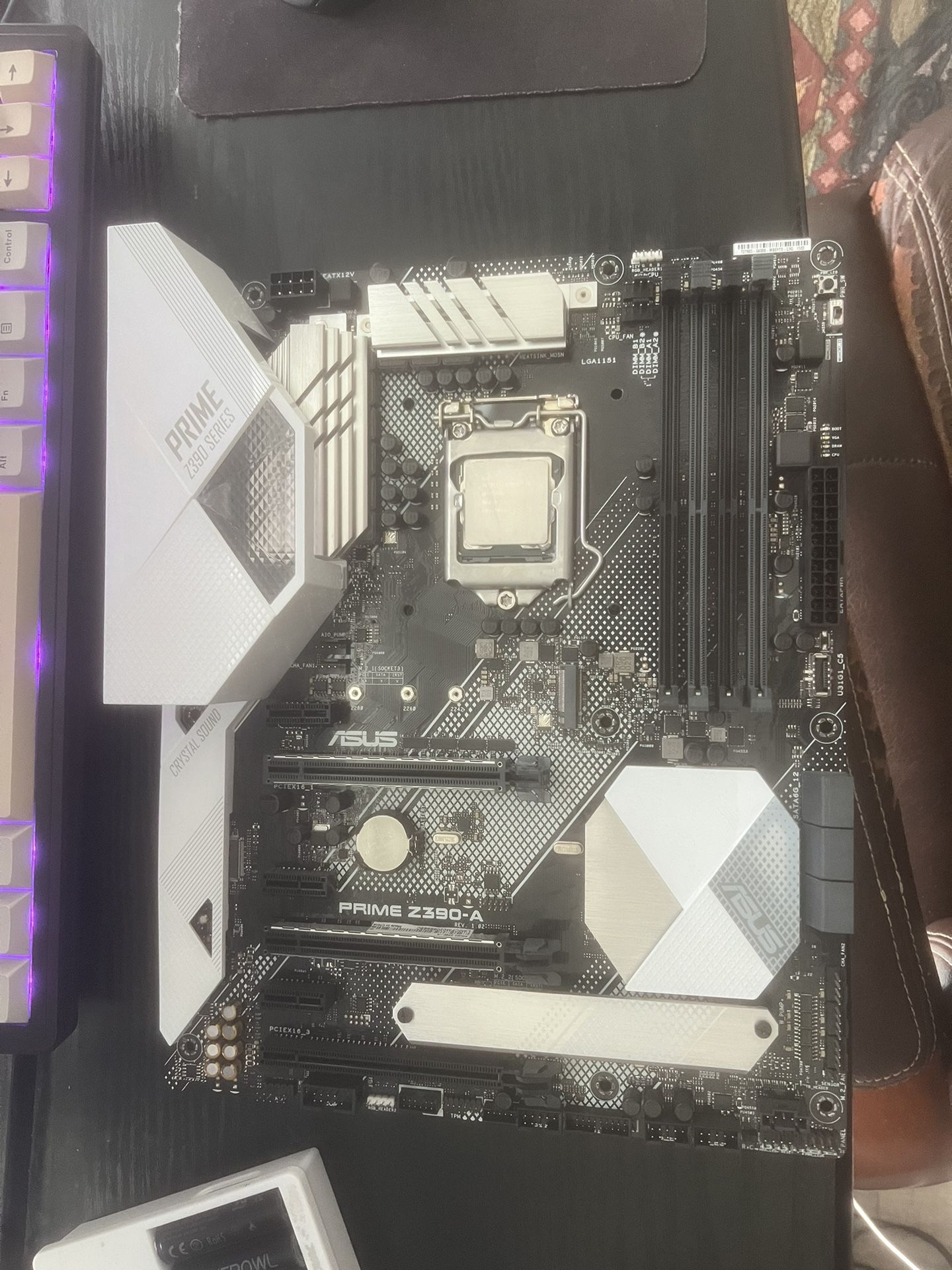 Core i9 9900k + asus prime z390 combo
