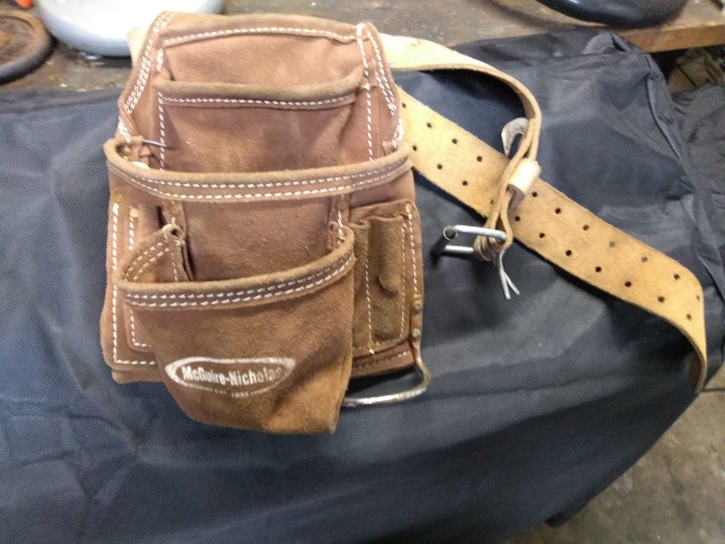 Tool bag belt
