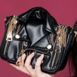 NEW, Clutch leather