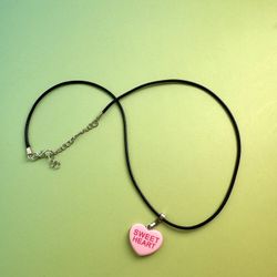 Conversation Heart Necklace 