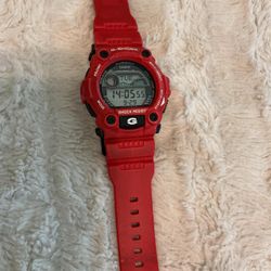 Casio G-Shock Digital Watch Red