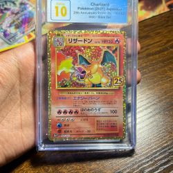 Pokemon Cards Charizard 25th Anniversary CGC 10 Pristine Japanese 