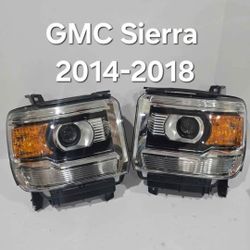 GMC Sierra 2014-2018 Headlights 