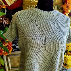 Old Navy Short Sleeve Knit Sweater