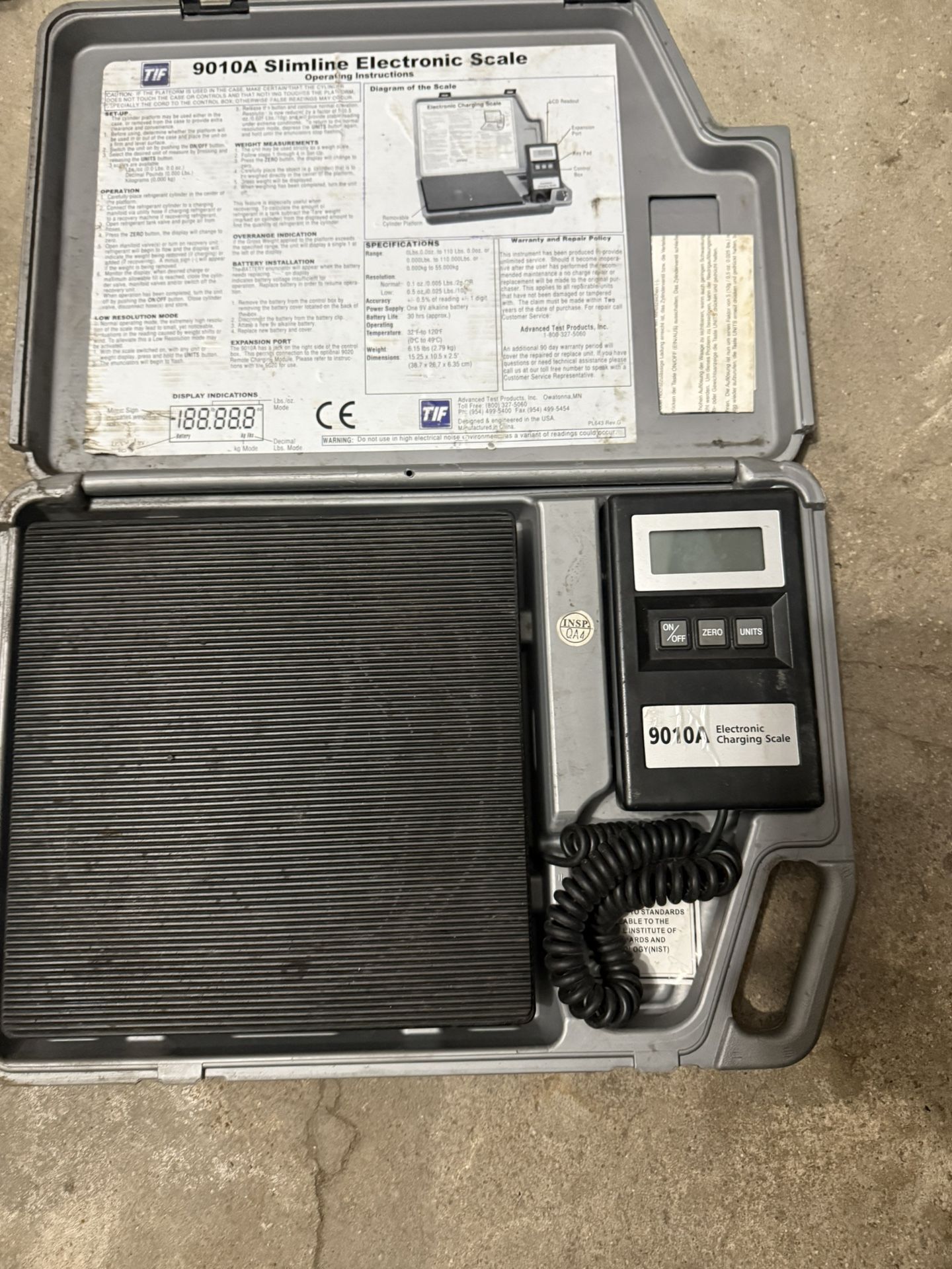 Refrigerant Scales 