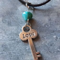 Key Charm Necklace 