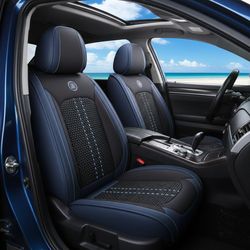 ＊Soillar＊For Toyota RAV4 4Runner Camry Tacoma Car Front & Rear 5-Seat Covers PU Leather
