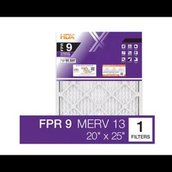 HDX 20" x 25" x 5" Trion AirBear Replacement Pleated Air Filter FPR 9, MERV 13