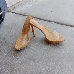 Cork Style High Heels 👠 Size 7