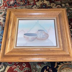 Signed And Certified Authentic Painting 