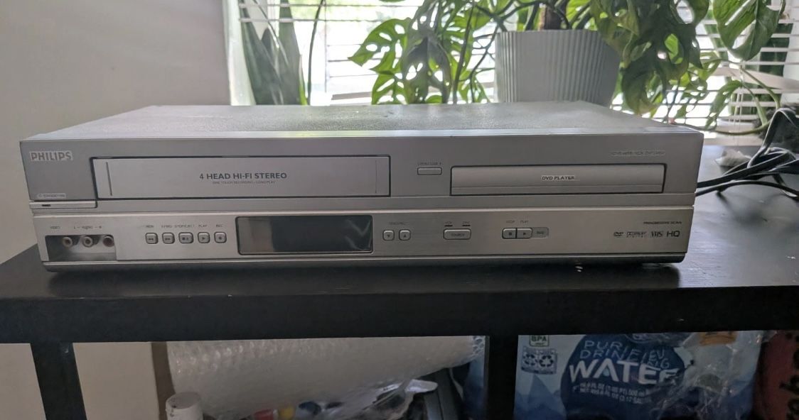 Philips DVD VCR Combo Player VHS Recorder