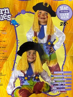 New, kids Clown Costume size 2t-4t