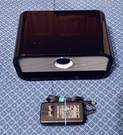Brookstone Big Blue Bluetooth Speaker System Black - Tested -