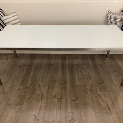 Custom Room & Board Portica dining table - 84"w × 36"d × 30"h