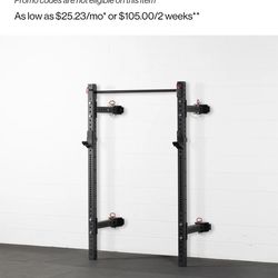 Titan Fitness X-3 Foldable Wall Rack
