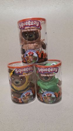 Squeeezy Dress Up Bears – Set of 3