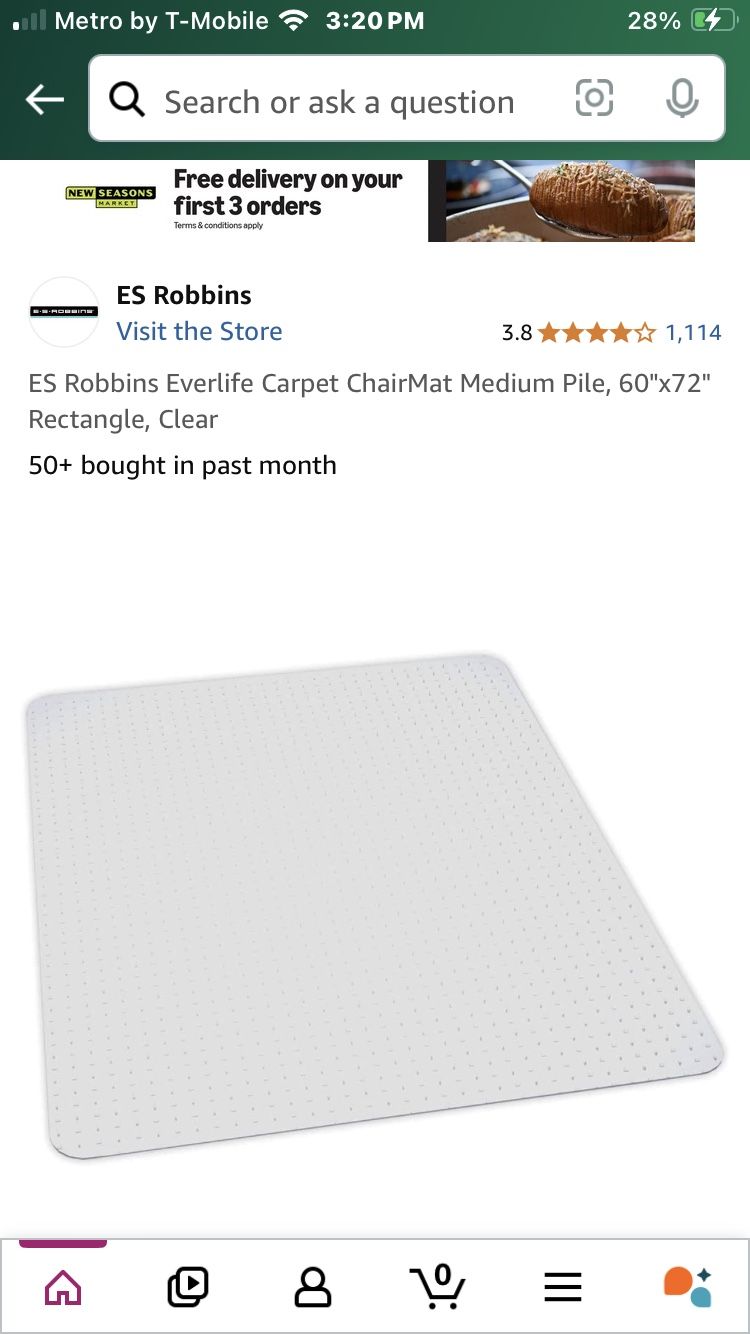 ANCHORMAT Beveled-Edge Chairmat