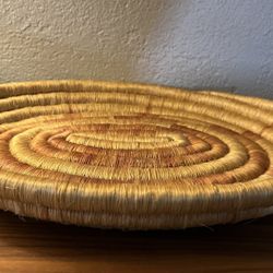 Shallow Hand Woven Basket/Tray