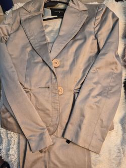Women's Beige Champagne Formal Suit Set