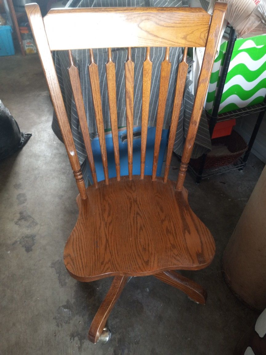 Office Chair Solid Wood