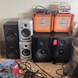 Monitor Speakers M-audio/krk Bx5a Bx8a/ Orange