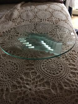 Party Lite Glass Cake Server