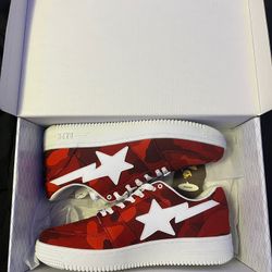 Bapesta M2 Low 'Red Camo' Size 12