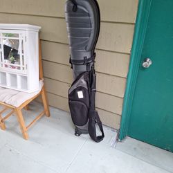 Bag Boy Travel Self Contained  Hard Shell Golfbag On 