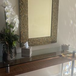Console With Mirror