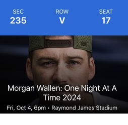 Morgan Wallen Tickets (2)