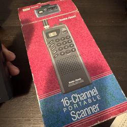 Radio Shack Portable Scanner