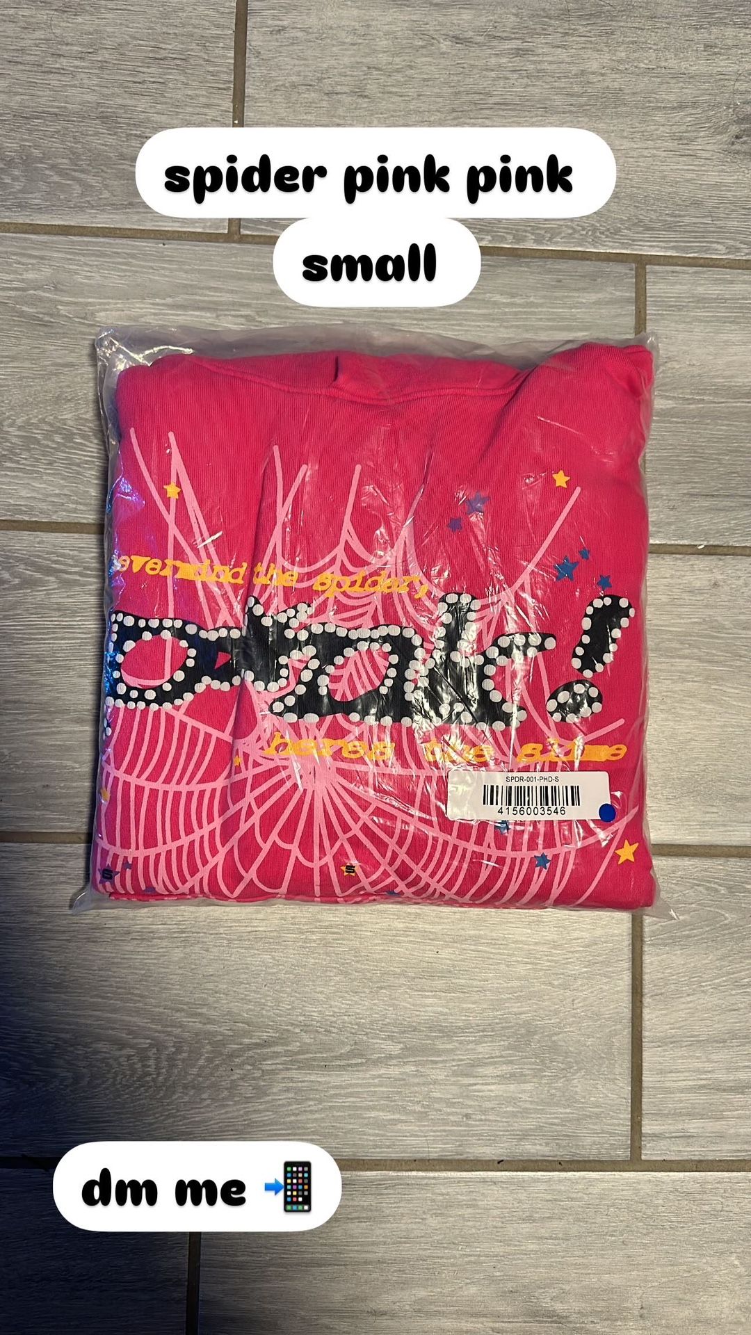 spider pink pink large