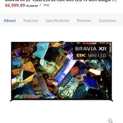 SONY BRAVIA XR85Z9K 