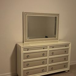 Bedroom Furniture With Mirror, Great Conditions, Like New