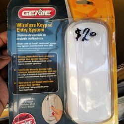 Genie Wireless  Garage Entry 