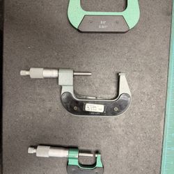 Outside Micrometer Set 0–3” – Precision Measuring Tools