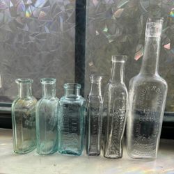 Vintage Pharmacy Bottles 
