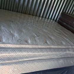 Brand New Queen Size Pillowtop Mattress And Box Spring Free Delivery 