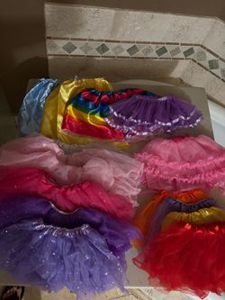 Girls Tutu Skirts Bundle – Mixed Colors