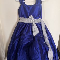 Royal Blue Girls Dress