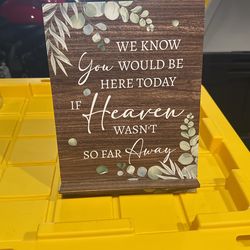 Wedding Memorial Sign 