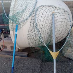 2 - Fishing Nets. One Is For Big Fish And The Other Is For Medium Siztþ