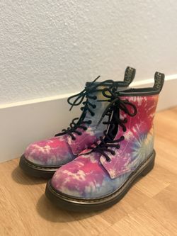 Tye-dye Doc Martens Big Kid/juniors