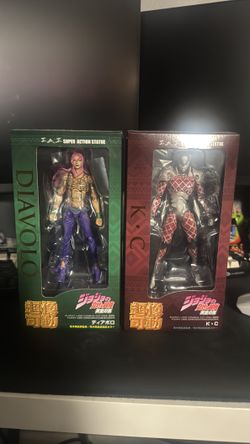 Sealed Diavolo and King Crimson JoJo’s Medicos Super Action Statue
