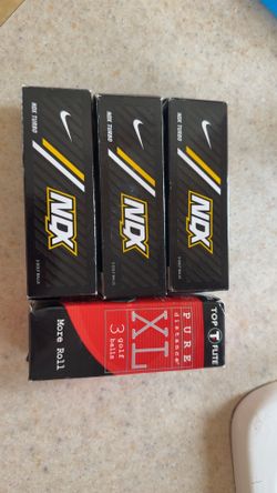 Nike NDX Turbo White Golf Balls Pure Distance 3-Pack Boxes