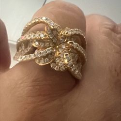 Diamond S Ring Size 6