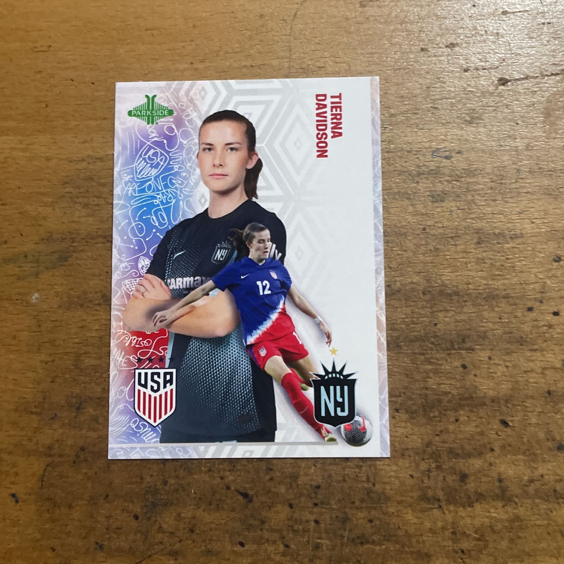 2024 PARKSIDE TIERNA DAVIDSON ONE NATION ONE TEAM CARD