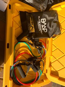 Bap black mountain products resistance bands set weighted