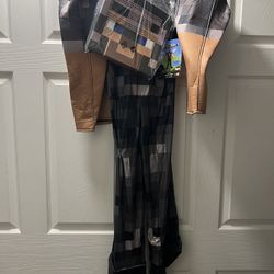 Minecraft Steve In Netherite Armor Deluxe Costume