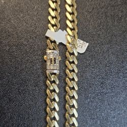 10k Yellow Gold Cuban Chain